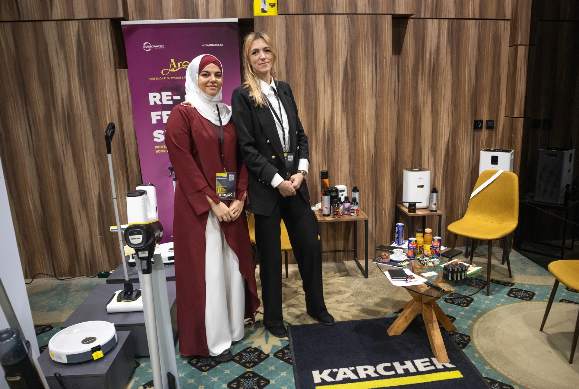 Miris, tehnologija i savršena čistoća: Kamer Commerce na Sajmu H&G predstavio Aromatizacija.ba i Kärcher