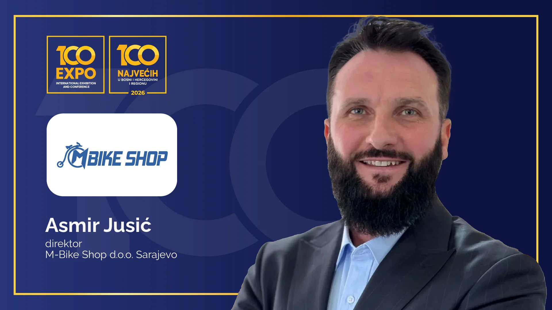 Asmir Jusić, direktor M-Bike Shopa: Želimo donositi nove trendove i aktivno doprinositi razvoju sporta u BiH